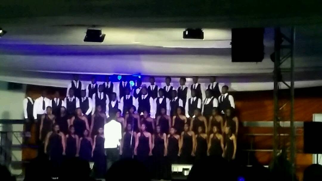 Bulawayo Choristers Choir at the ZITF 2018 choral competition finals