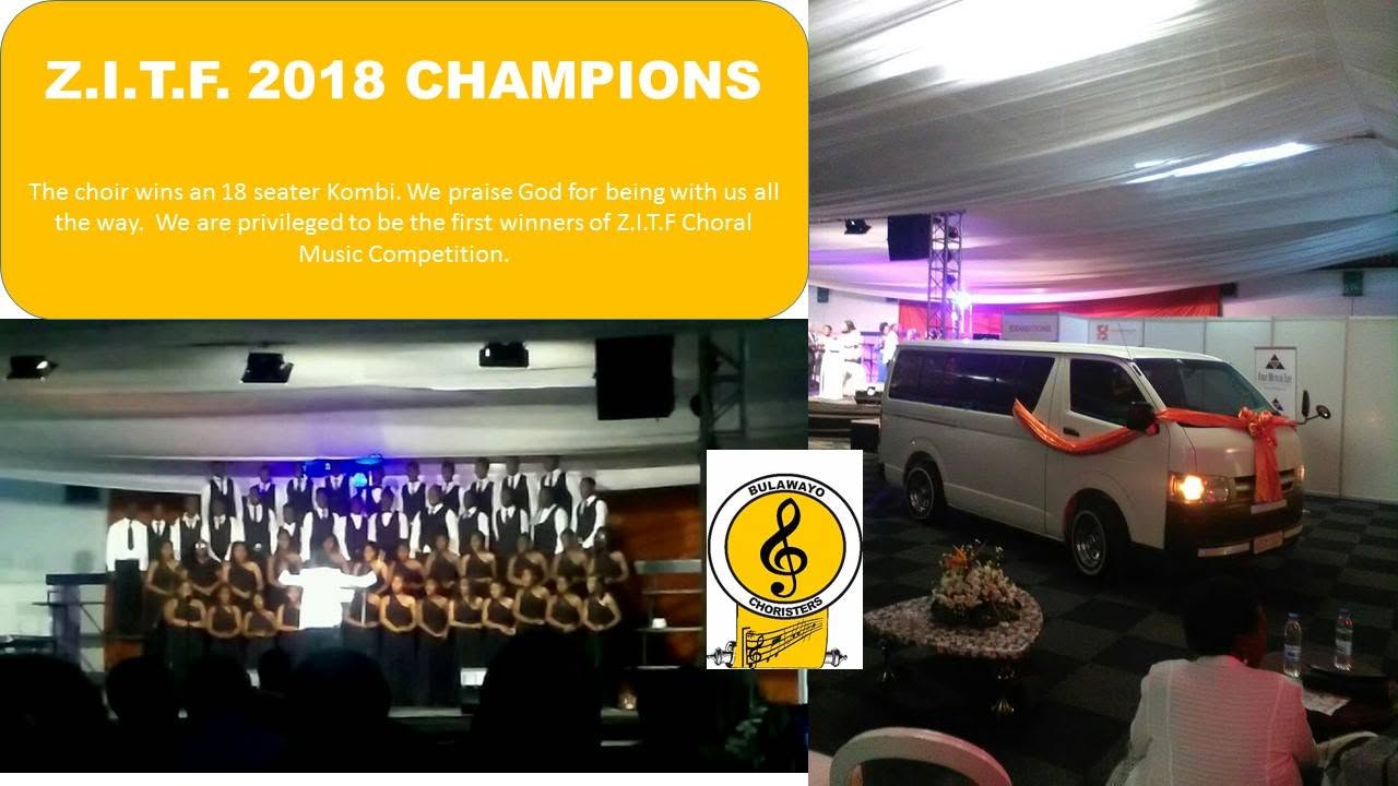 Bulawayo Choristers Choir at the ZITF 2018 choral competition finals