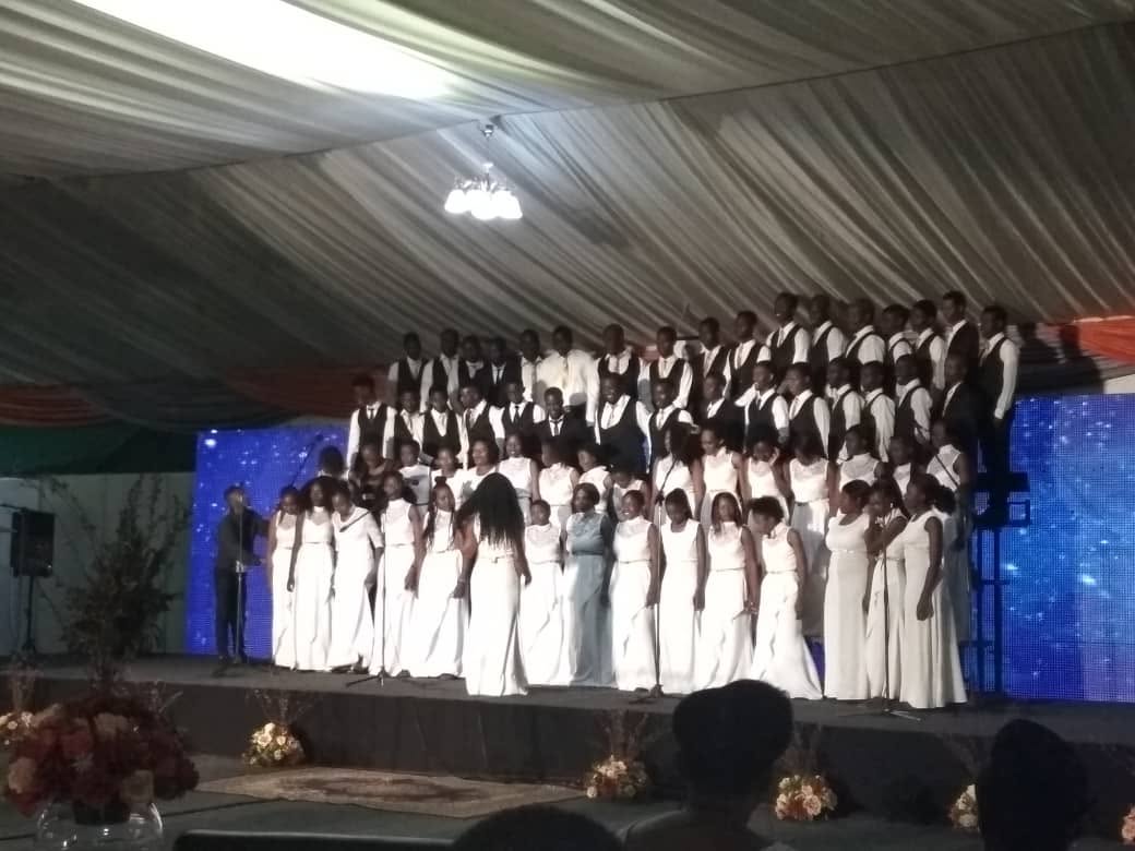 Bulawayo Choristers Choir at the ZITF 2019 choral competition, Bulawayo